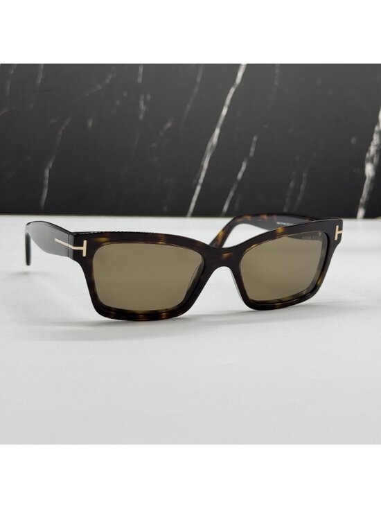 Tom Ford Mikel FT1085 52H Cat Eye Polarized Havana Sunglasses NEW main image 8